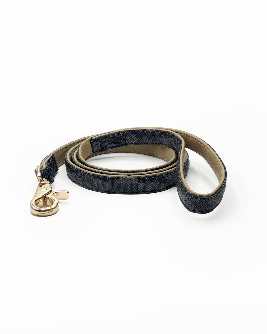 Navy Patterned Leash