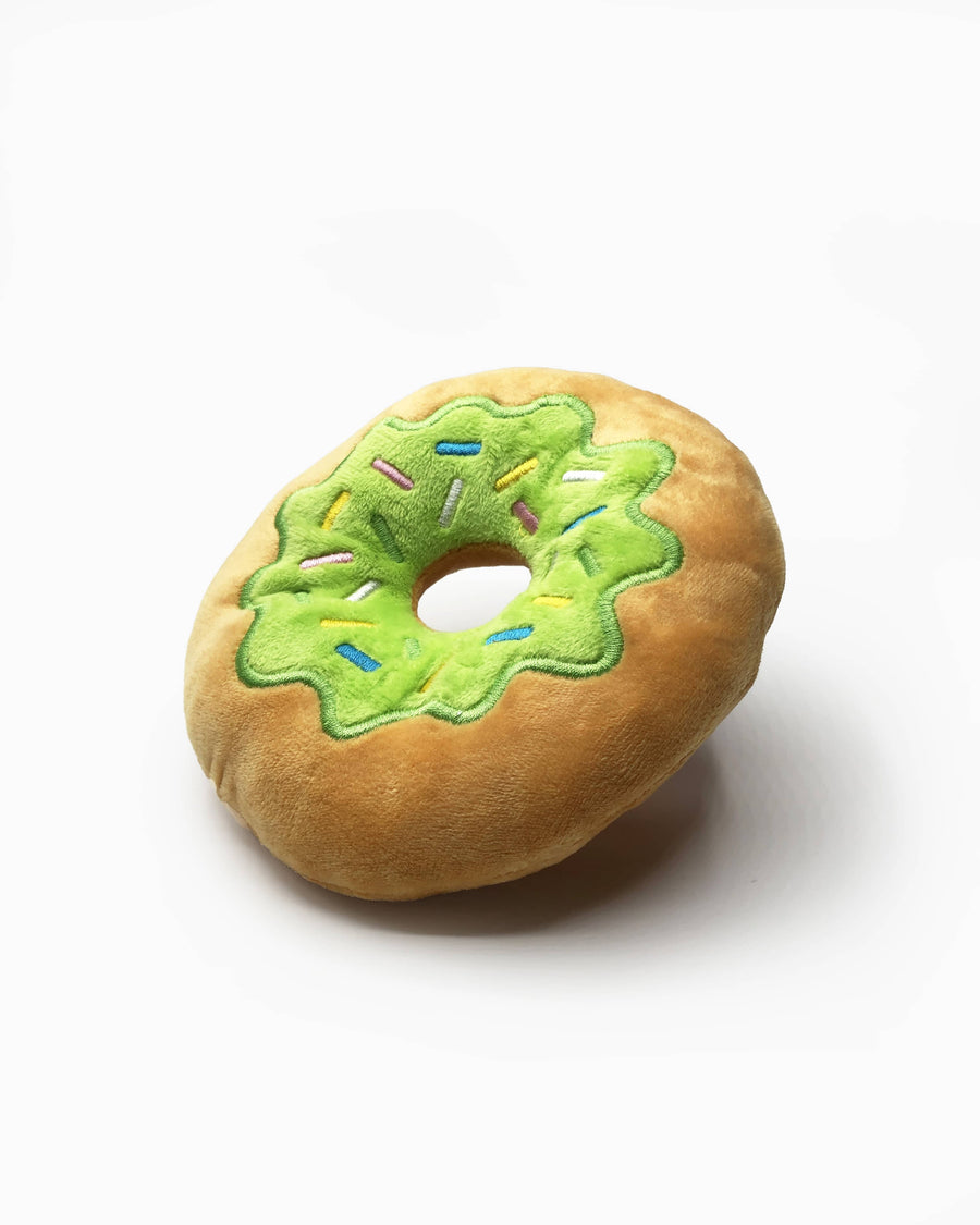 Matcha Donut Squeaky Toy