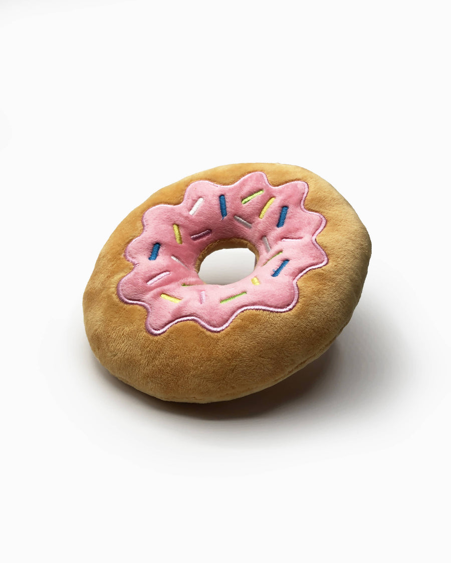 Strawberry Donut Squeaky Toy