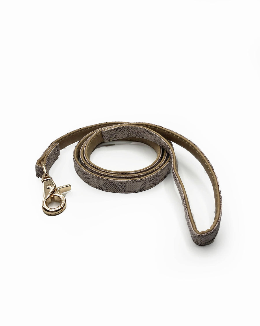 Taupe Patterned Leash